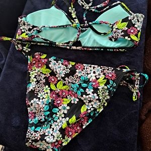 NWOT Xhiliration Bikini Top AND Bottoms